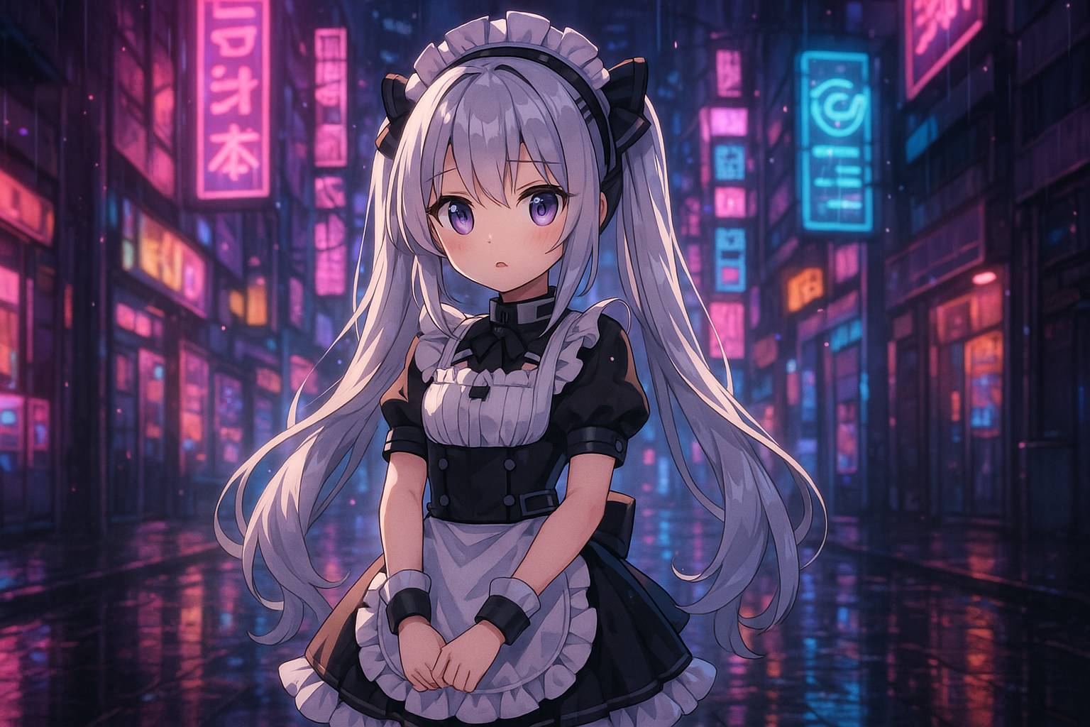 女神视频教程动漫 - 赛博朋克少女